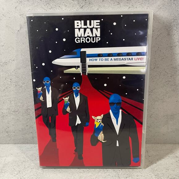 2008 Blue Man Group - How To Be a Megastar Live! - DVD & CD with insert - Used - Picture 1 of 6